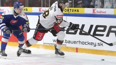Fabrizio Pilu (r) bleibt in Augsburg. (Archivbild) (Foto: Ján Krolák/TASR/dpa)