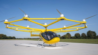 Welche Vorteile der Multikopter im Rettungsdienst ausspielen kann, untersucht der ADAC in einer Machbarkeitsstudie. (Foto: ADAC Luftrettung/Volocopter)