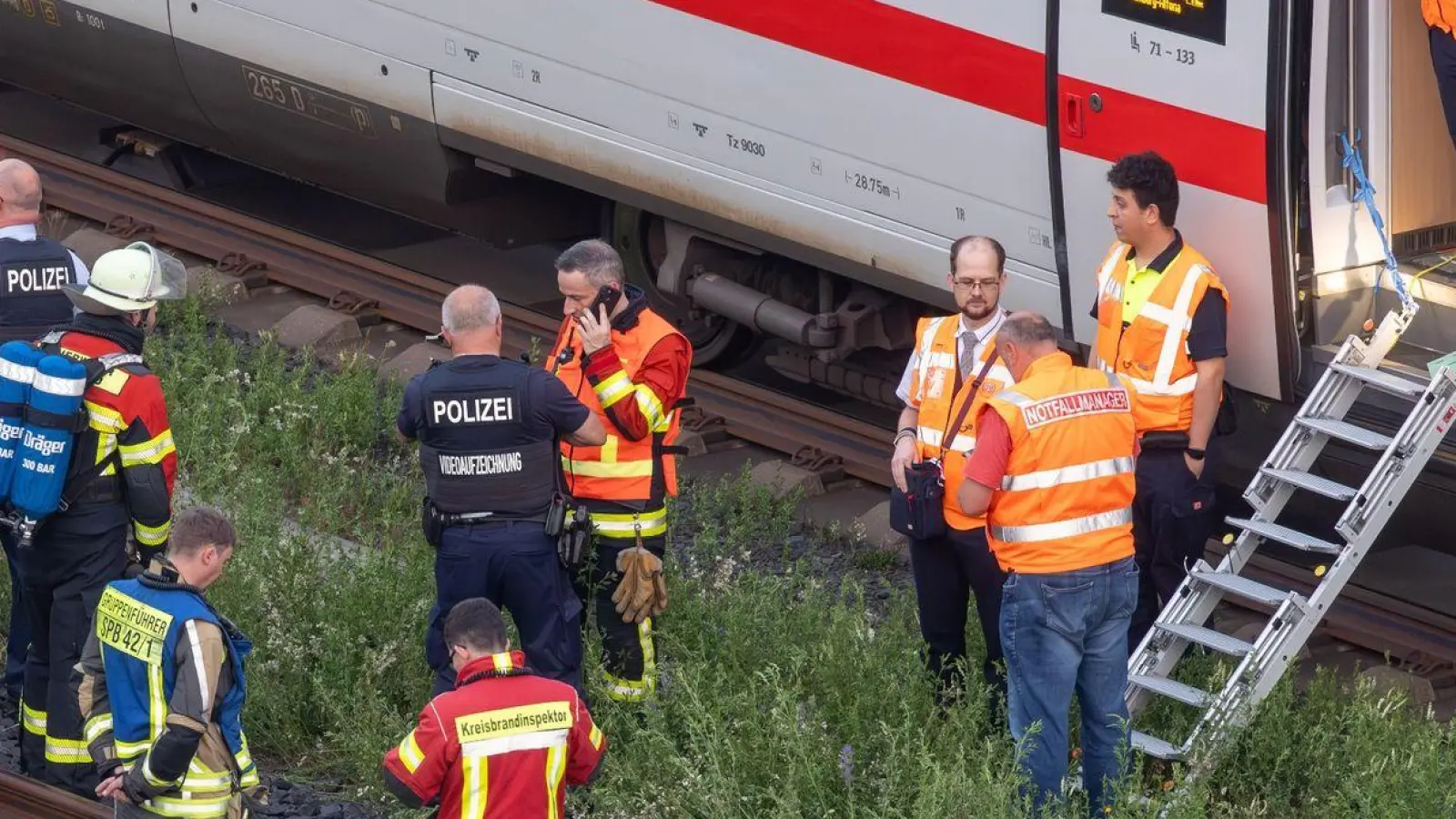 Wegen Qualms auf einer Toilette musste ein ICE auf dem Weg nach Hamburg in Thüringen stoppen. (Foto: Steffen Ittig/NEWS5/dpa)