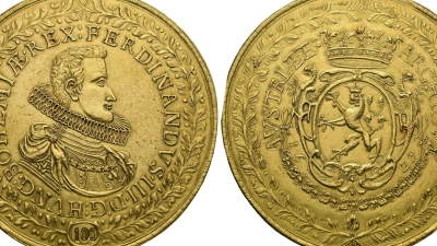 Es gibt nur vier bekannte Exemplare dieser Riesenmünze. (Archivbild) (Foto: -/Numismatica Ars Classica/dpa)