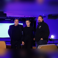 Stellten im KulturKino Feuchtwangen das Filmfestival Beyond 2026 (von links): Ludger Pfanz, Dr. Maria Wüstenhagen und Wolfgang Grebenhof. (Foto: Thomas Wirth)