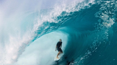 Die Olympia-Medaillen im Surfen sollen 2024 in Teahupo&#39;o vergeben werden. (Foto: Brian Bielmann/AFP/dpa)