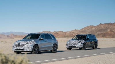 Überarbeitetes Exterieur: Neue Front- und Heckpartien verleihen GLE und GLS einen modernen Auftritt. (Foto: Mercedes-Benz AG/dpa-tmn)
