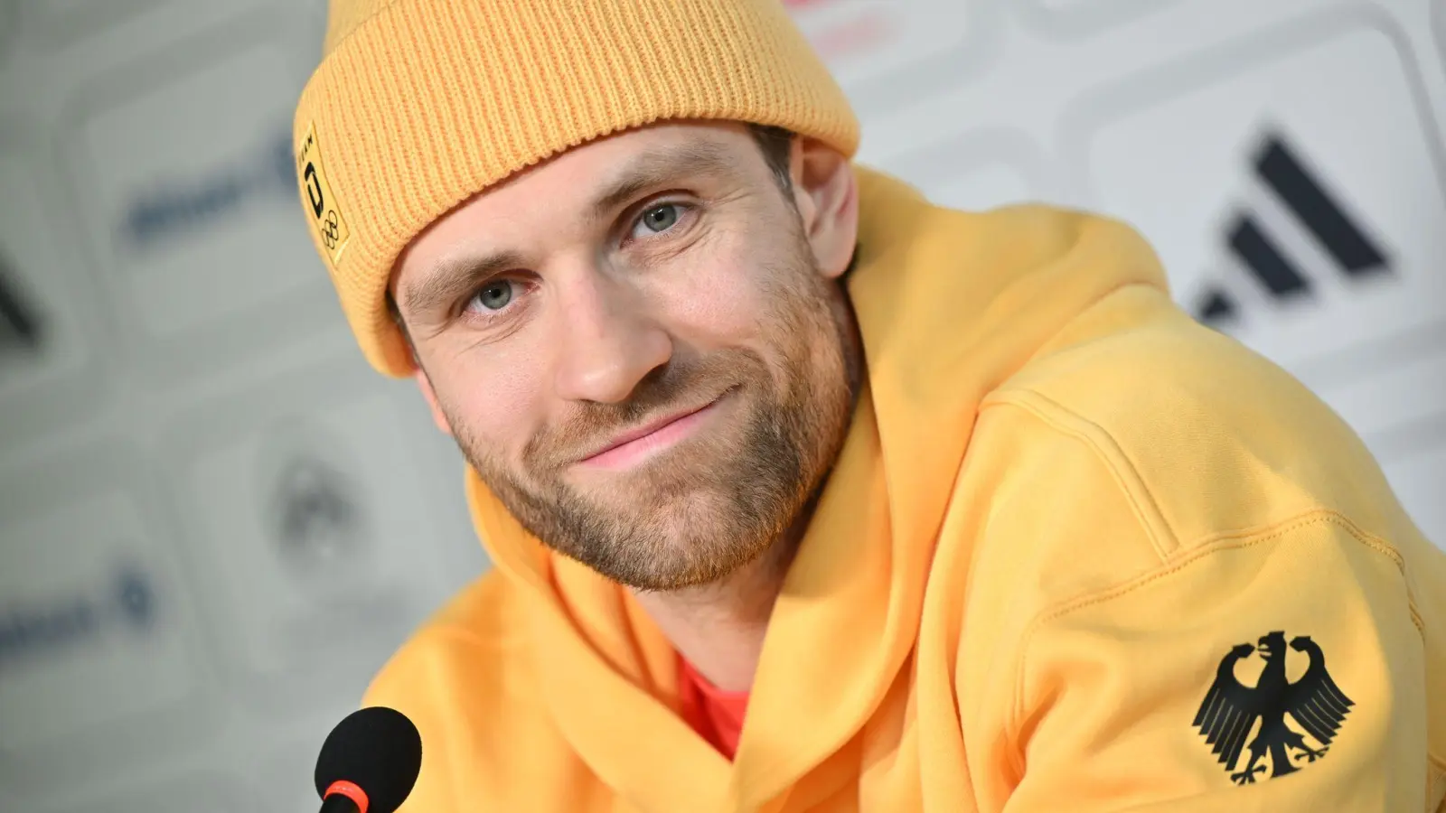 Leon Draisaitl lehnt die Superstar-Rolle im deutschen Eishockeyteam ab. (Foto: Peter Kneffel/dpa)