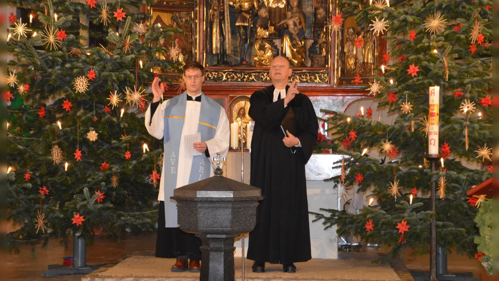 In Wassertrüdingen beginnt das neue Jahr traditionell mit einem ökumenischen Gottesdienst. (Foto: Peter Tippl)