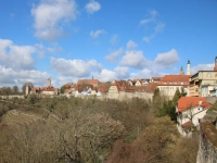 Stadtpanorama im Vorfrühling - gesehen in Rothenburg (Foto: Stefan Neidl)