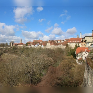 Stadtpanorama im Vorfrühling - gesehen in Rothenburg (Foto: Stefan Neidl)