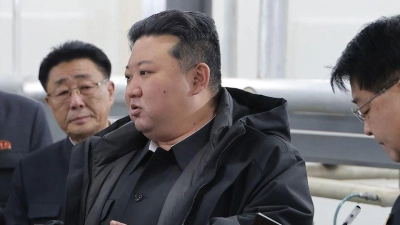 Laut Nordkoreas staatlicher Nachrichtenagentur KCNA ist das Atomprogramm des Landes nicht verhandelbar. (Archivbild) (Foto: Uncredited/KCNA/KNS/dpa)