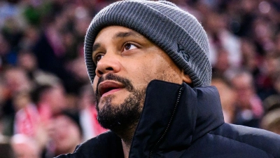 Hofft auf einen Heimsieg: Bayern-Trainer Vincent Kompany. (Archivbild) (Foto: Tom Weller/dpa)