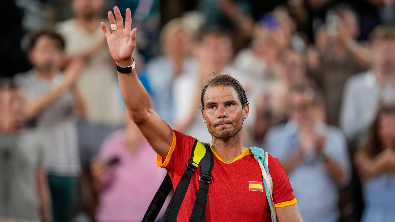 Adiós! Rafael Nadal beendet bei den Davis Cup Finals seine Karriere. (Foto: Manu Fernandez/AP/dpa)