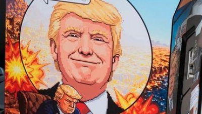 Unbekannte haben ein neues Videospiel zu Ehren Trumps entwickelt.  (Foto: Manuel Balce Ceneta/AP/dpa)