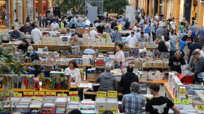 Die süddeutsche SZene traf sich bei der Figuren- und Comicbörse im Ansbacher Brücken-Center. (Foto: Alexander Biernoth)