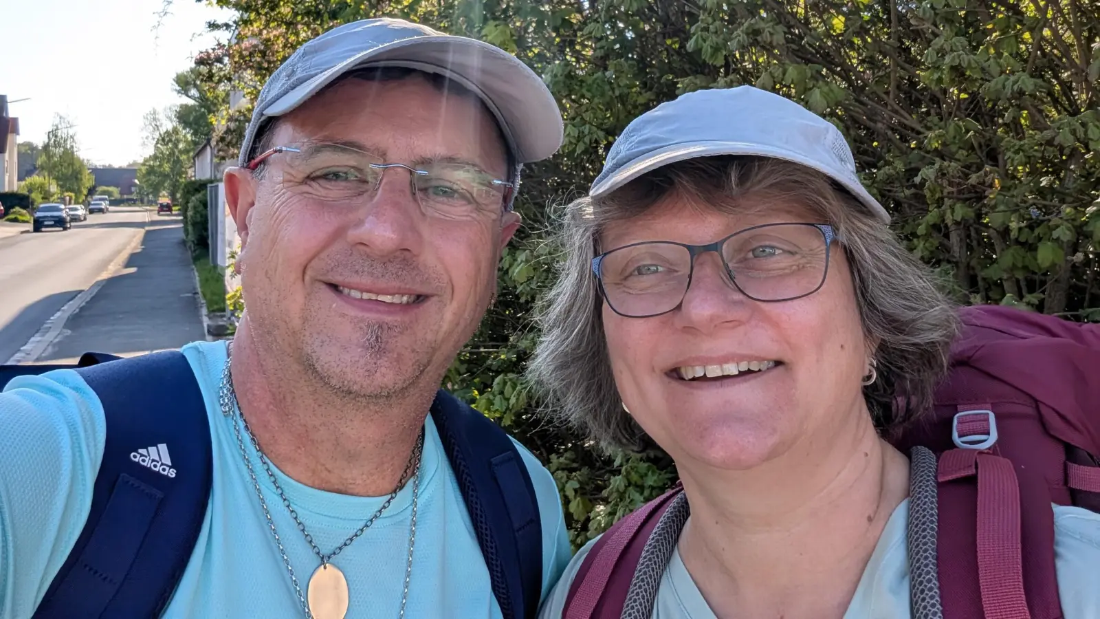 Stefan und Silke Saarow sind den mittelfränkischen Jakobsweg von Nürnberg nach Rothenburg gelaufen.  (Foto: Stefan Saarow)