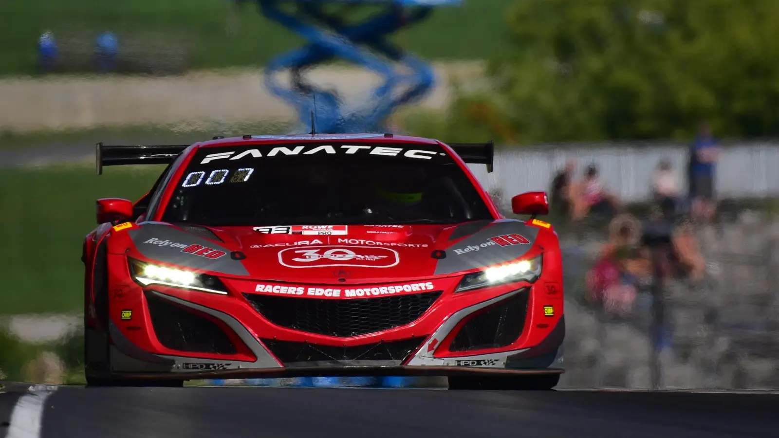 Der Acura NSX GT3 Evo22 von Mario Farnbacher und Ashton Harrison auf der Road America in Elkhart Lake. (Foto: Chris Green)