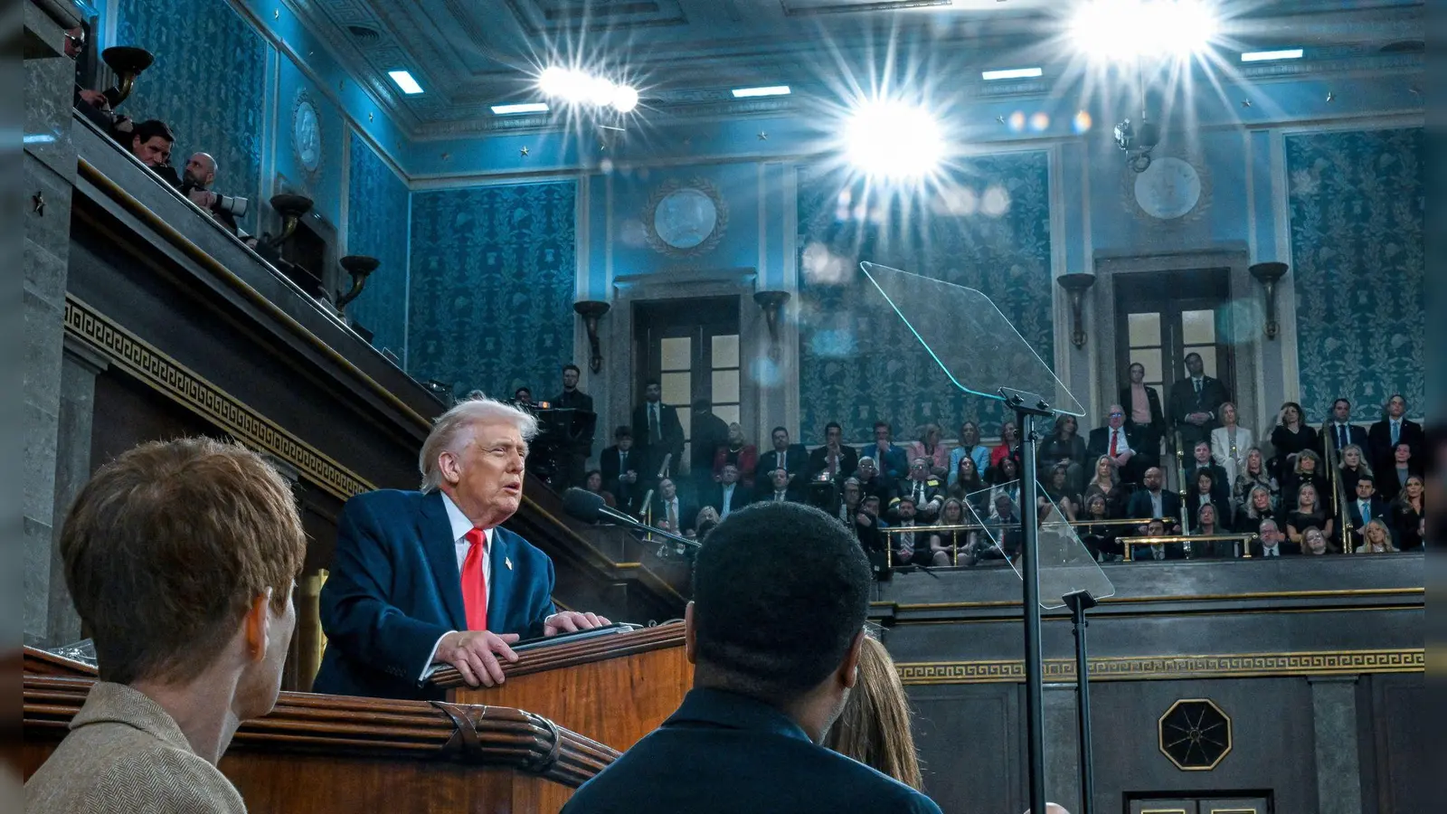 Kongressabgeordnete schieben Trumps Vorgehen im Iran keinen Riegel vor. (Archivbild). (Foto: Kenny Holston/Pool The New York Times/AP/dpa)