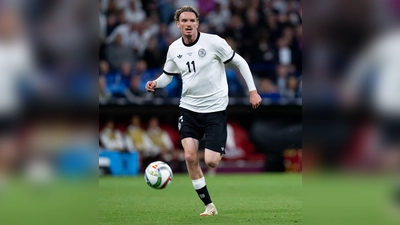 Blieb im U21-EM-Finale ohne Tor: Nick Woltemade (Foto: Sven Hoppe/dpa)