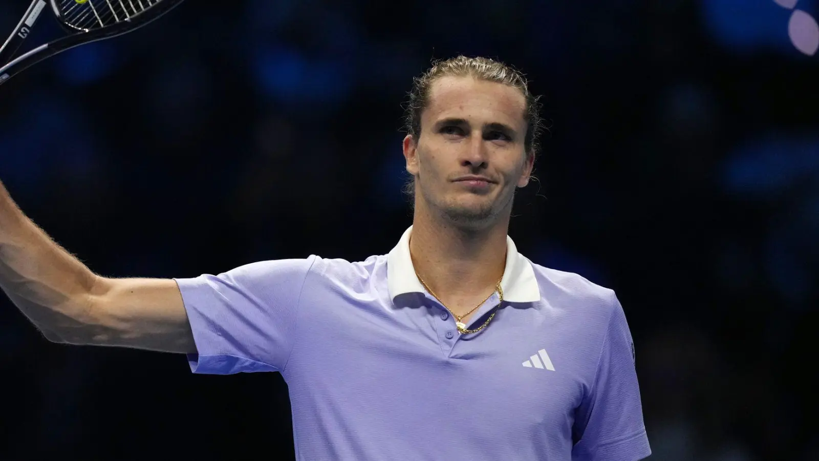 Alexander Zverev tritt in seinem zweiten Match bei den diesjährigen ATP Finals in Turin gegen Casper Ruud an. (Foto: Antonio Calanni/AP)