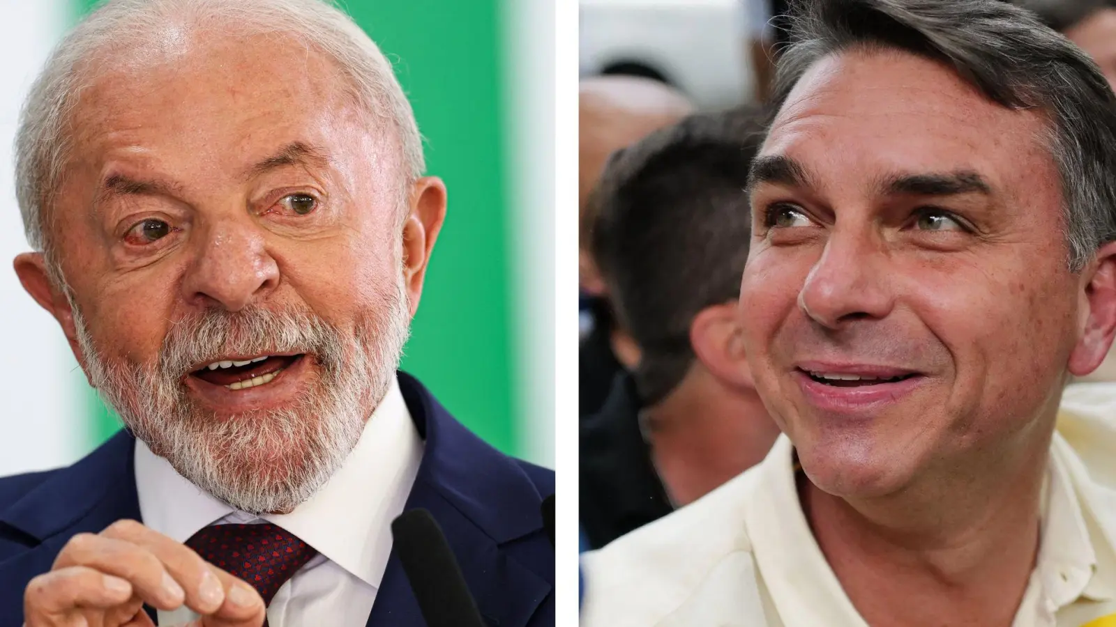 Lula tritt gegen Flávio Bolsonaro in einer Stichwahl Ende Oktober an. (Foto: Marcelo Camargo/Lucas Landau/Agencia Brazil/AP/dpa)