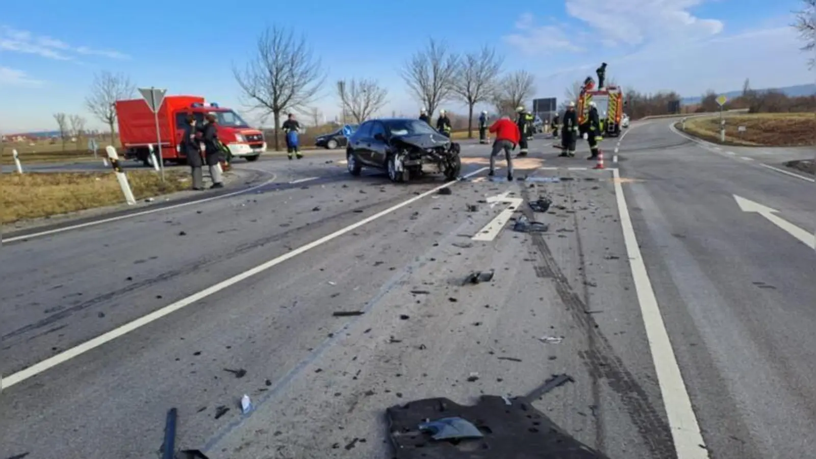  Auch auf dem B470-Abschnitt zwischen Bad Windsheim und Illesheim krachte es im vergangenen Jahr häufiger. (Foto: Rainer Weiskirchen)