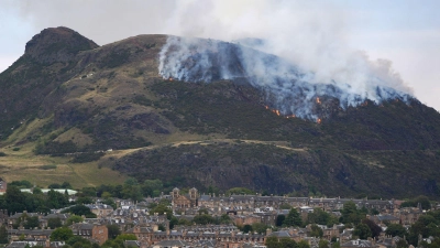 Arthur&#39;s Seat ist ein Wahrzeichen Edinburghs. (Foto: Jane Barlow/PA Wire/dpa)