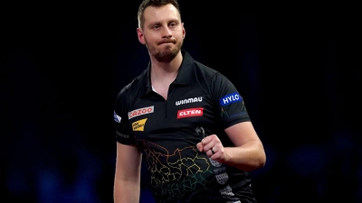 Ist für die Darts-WM qualifiziert: Florian Hempel. (Foto: John Walton/PA Wire/dpa)