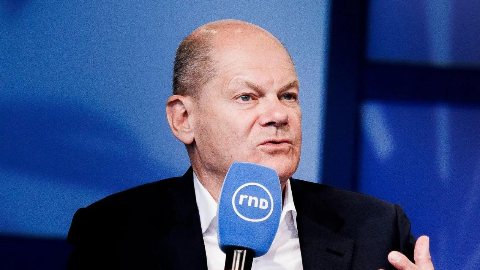 „Wir haben gerade ein massives Entlastungspaket für die Wirtschaft durch den Bundestag und den Bundesrat gebracht“: Bundeskanzler Olaf Scholz. (Foto: Carsten Koall/dpa)