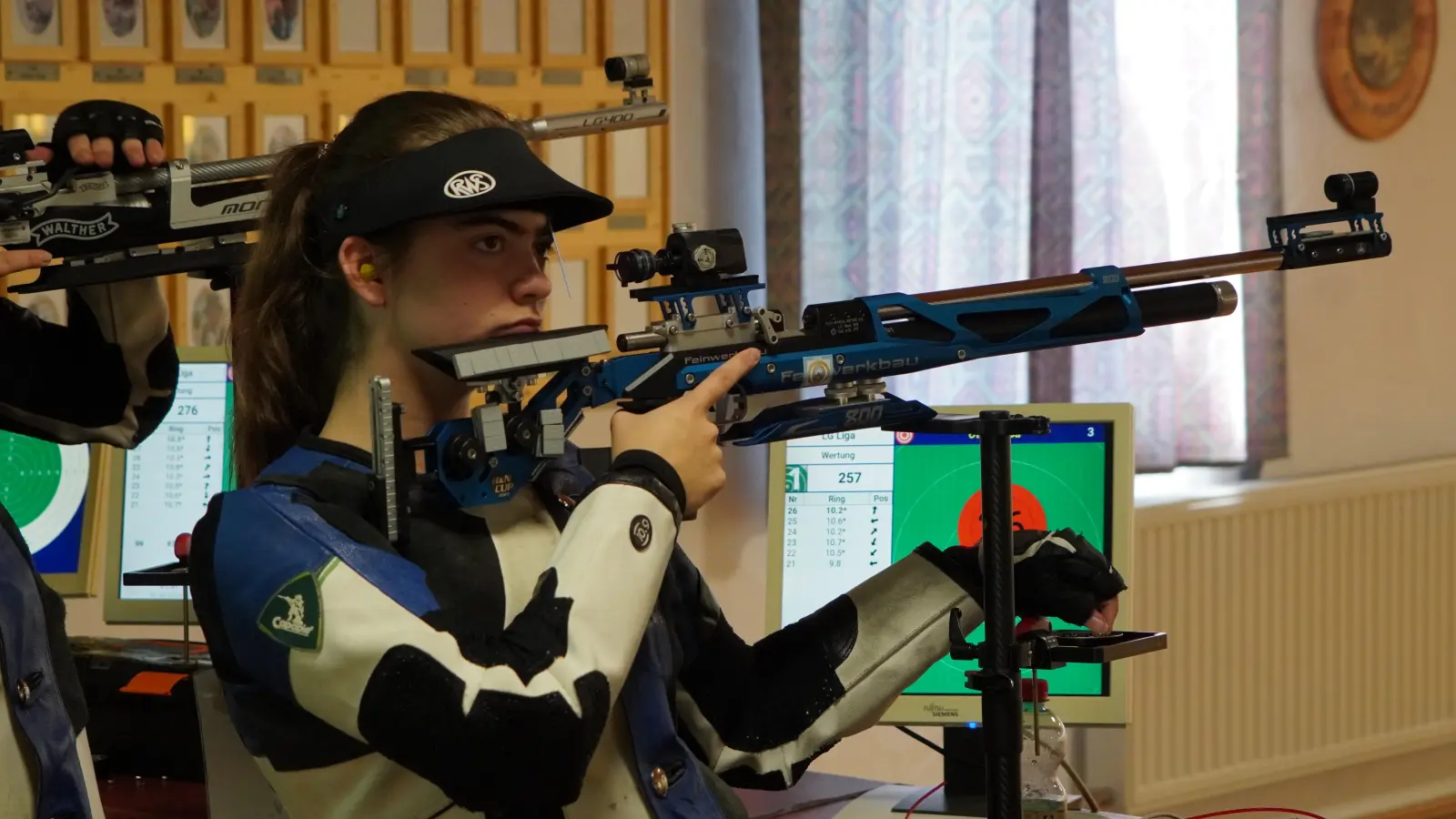 Alyssa Ott führt die Rangliste mit dem Luftgewehr an. (Foto: Markus Retta)