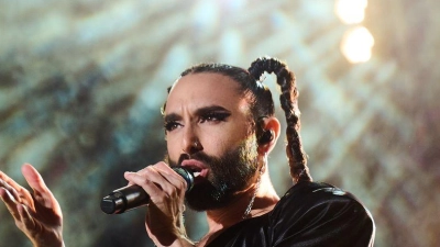 Gewann den Eurovision Song Contest 2014: Conchita Wurst. (Archivbild) (Foto: Annette Riedl/dpa)