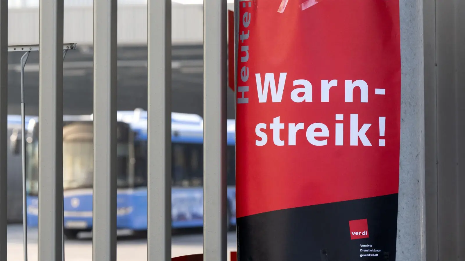 Auch bei den Verhandlungen 2023 entschied sich Verdi für Warnstreiks in Bayern. (Archivbild) (Foto: Sven Hoppe/dpa)