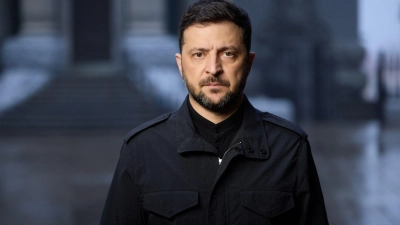 Selenskyj rechtfertigt ukrainische Drohnenangriffe als Reaktion auf russische Attacken. (Archivbild) (Foto: -/Press Service Of The President Of Ukraine/AP/dpa)