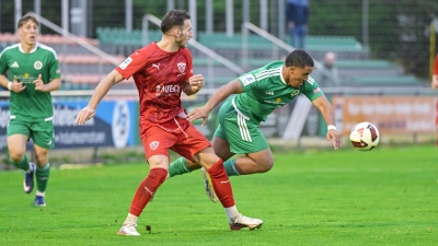 Ken Mata (rechts) fehlt den Ansbachern wegen einer Sperre. (Foto: Martin Rügner)