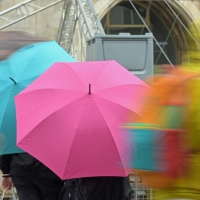 So könnte es auch am Samstag in München aussehen. Es wird regnerisch. (Archivbild) (Foto: Malin Wunderlich/dpa)