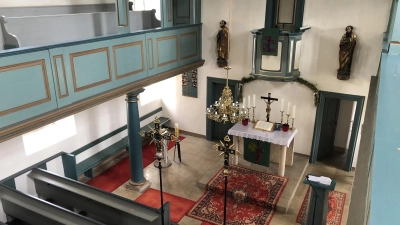 Auch im Innenbereich ist die Thanner Kirche sehr sehenswert. (Foto: Johannes Flierl)