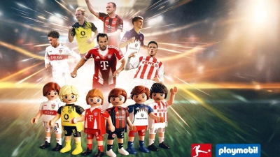 Im nächsten Jahr wird es Playmobil-Figuren von Bundesliga-Spielern geben. (Foto: -/Playmobil/dpa)