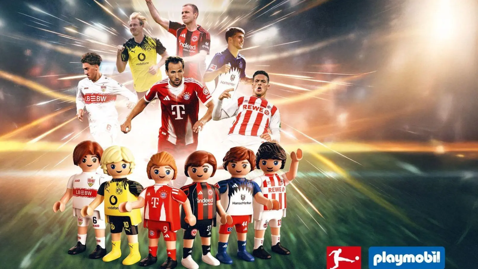 Im nächsten Jahr wird es Playmobil-Figuren von Bundesliga-Spielern geben. (Foto: -/Playmobil/dpa)