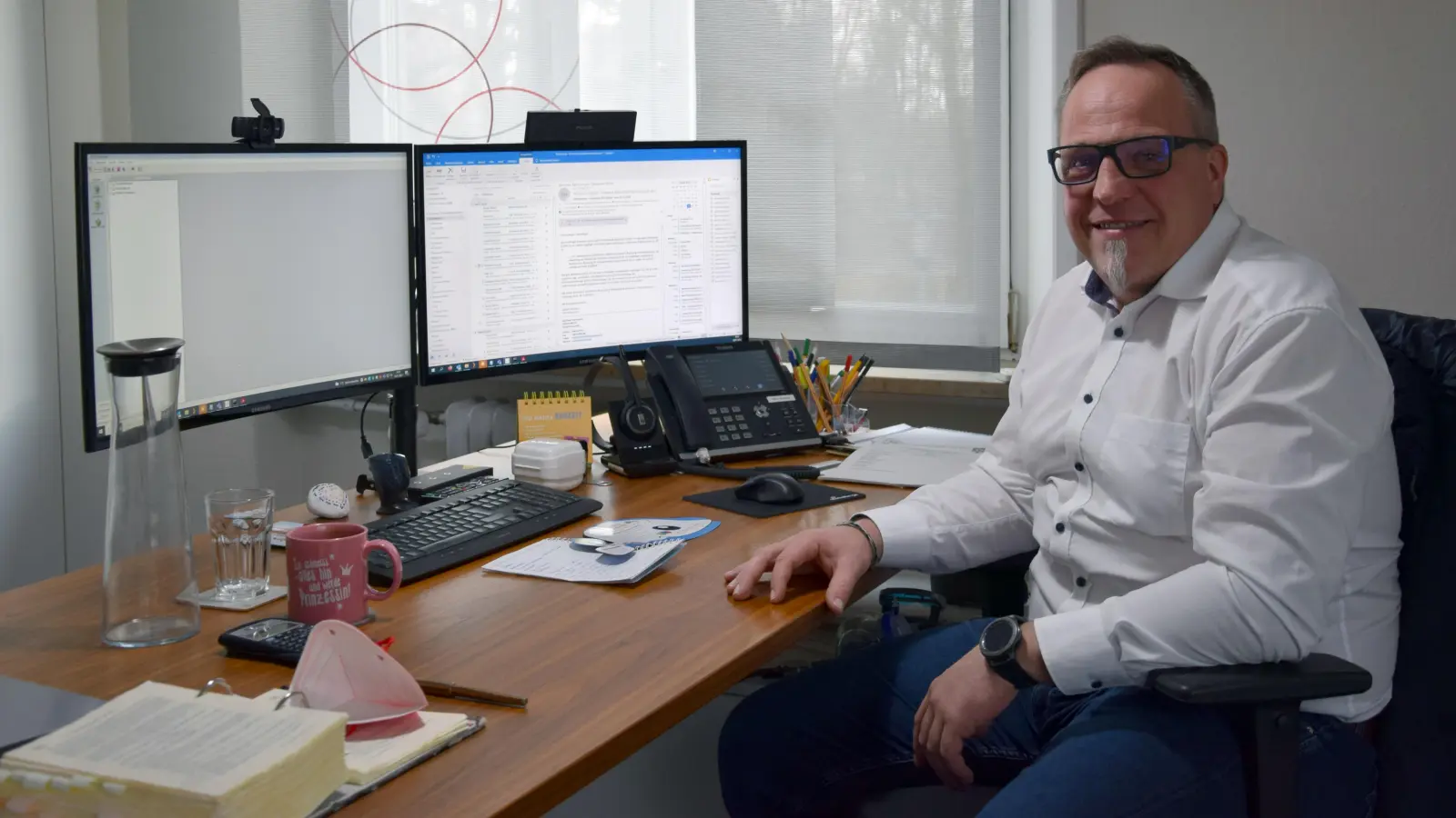 „Nicht den Kopf in den Sand stecken“: Bürgermeister Christoph Schmoll. (Archivbild: Florian Schwab)