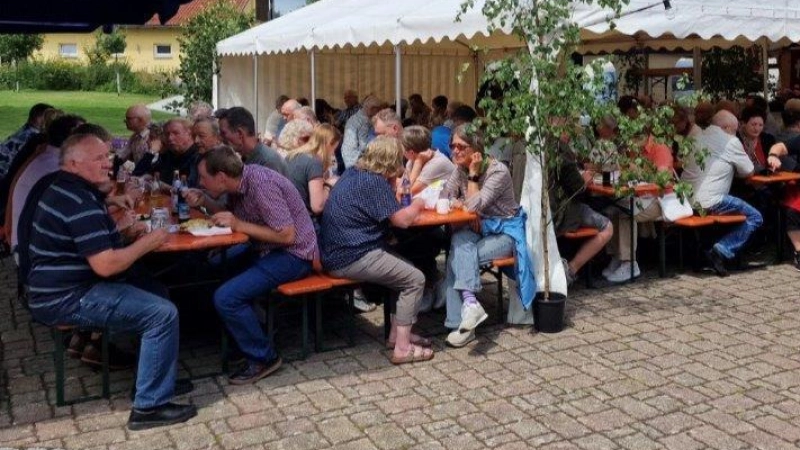 Vom 12. bis 14. Juni 2026 findet in Wettringen wieder das beliebte Brunnenfest statt.  (Foto: Soldaten- und Kameradschaftsverein Wettringen)