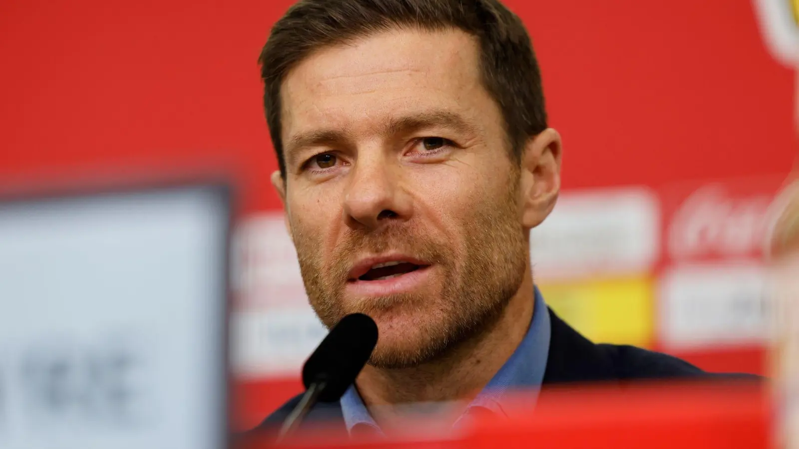 Vorstellung des neuen Trainer Xabi Alonso bei Fussbal-Bundesligist Beyer 04 Leverkusen. (Foto: Thomas Banneyer/dpa/Archivbild)