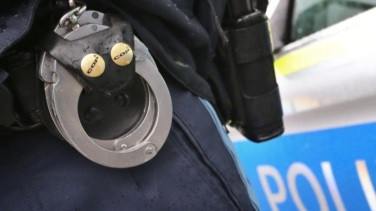 Einer der Polizisten musste im Krankenhaus behandelt werden. (Symbolbild) (Foto: Karl-Josef Hildenbrand/dpa)