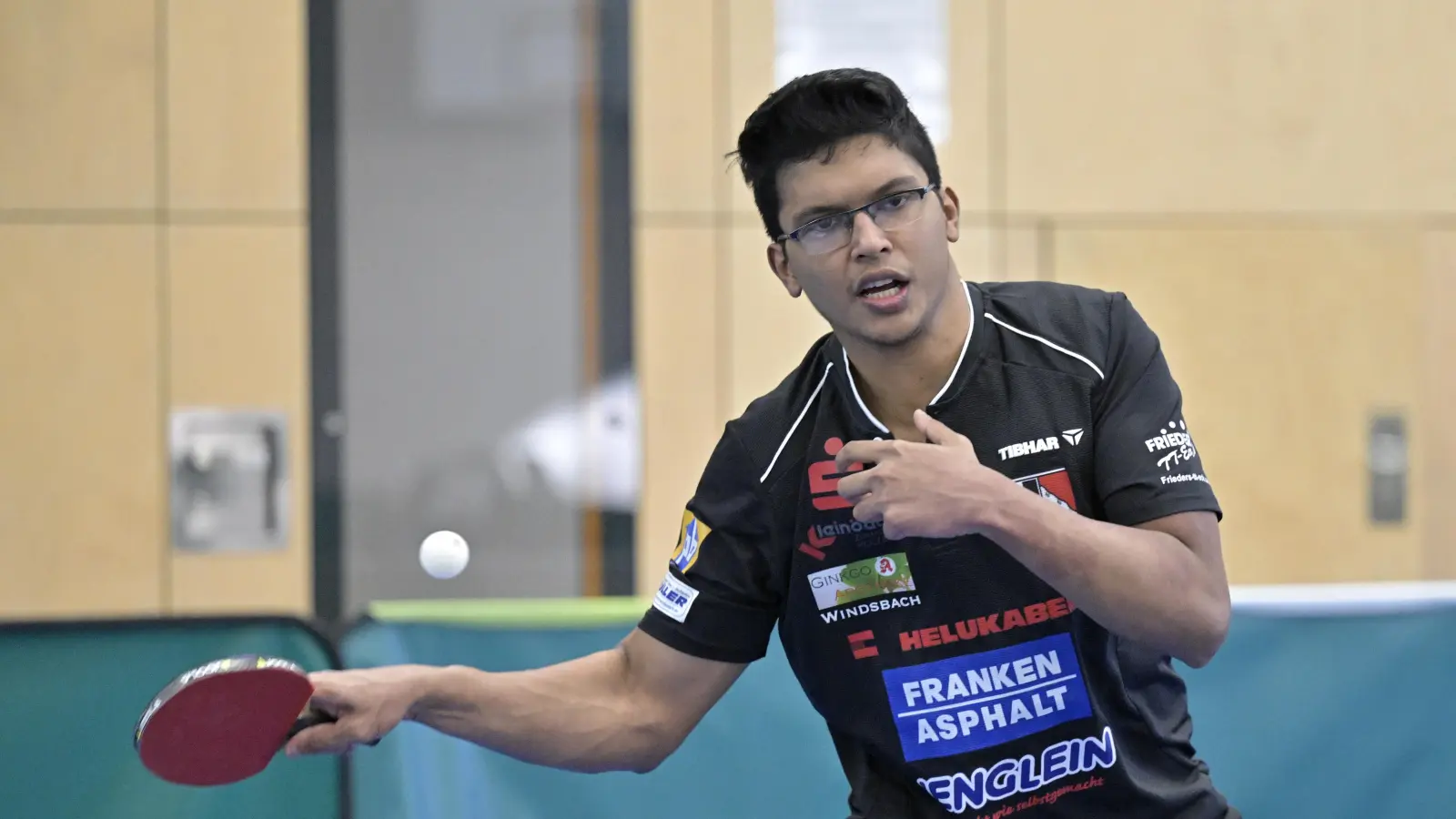 Spitzenspieler Jeet Chandra steht vor seinem ersten Heimauftritt für Windsbach in der Rückrunde. (Foto: Martin Rügner)