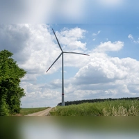 Zwischen Dietenhofen und Neuhof/Zenn steht der Bürgerwindpark Frankenhöhe. (Foto: Philipp Wohlfart)