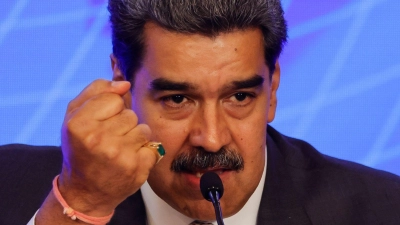 Venezuelas Präsident Nicolas Maduro ordnet eine Militärübung an. (Foto: Jesus Vargas/dpa)