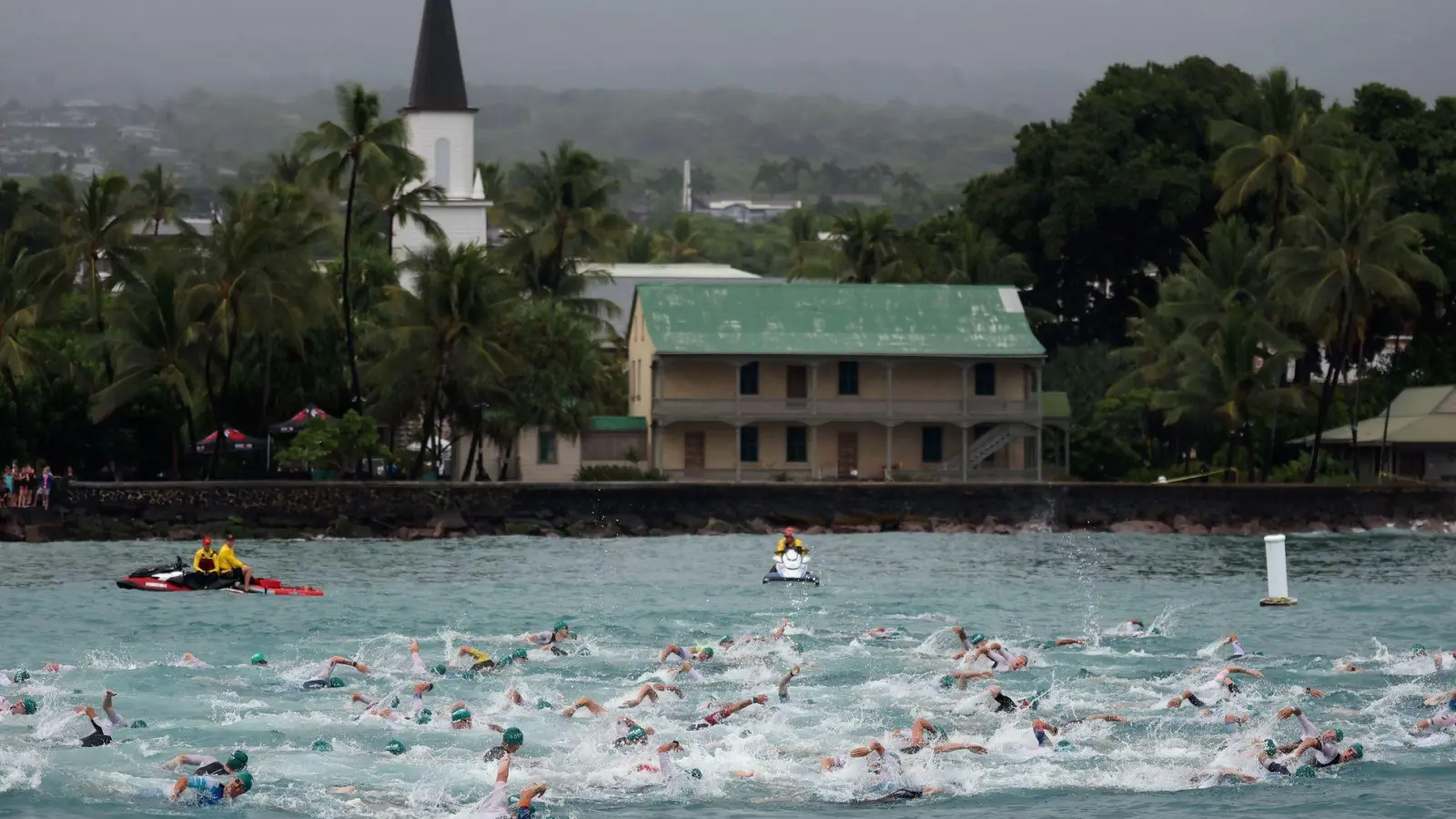 Nur das Schwimmen lief für Laura Philipp nicht optimal. (Foto: Ezra Shaw/Getty Images for IRONMAN/dpa)