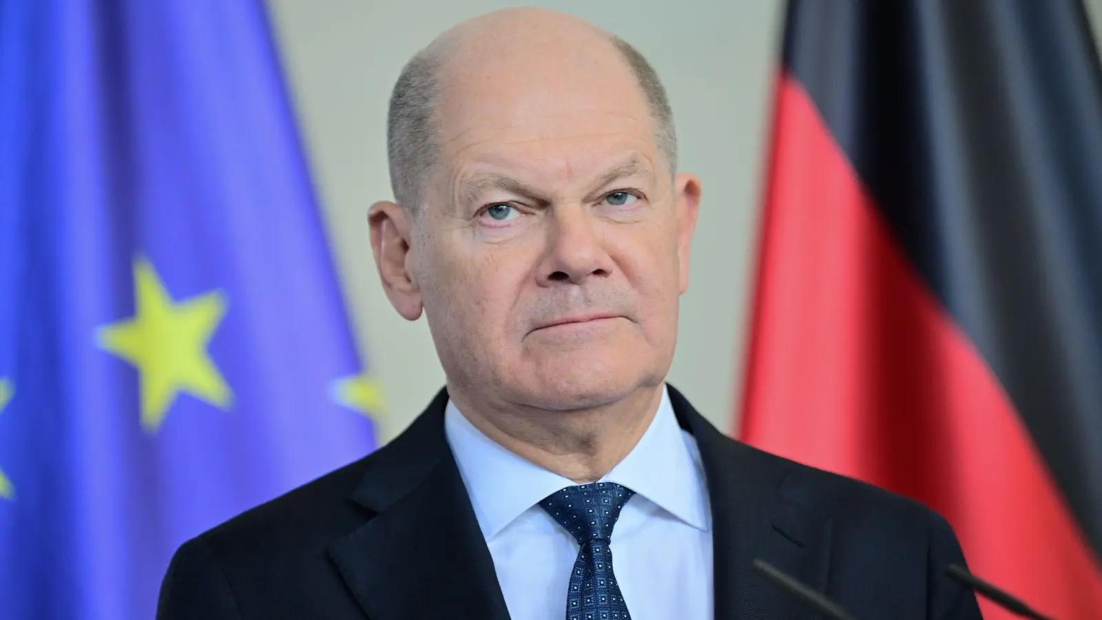 Scholz will „gemeinsam den Weg zu einem dauerhaften und gerechten Frieden“ suchen. (Foto: Sebastian Christoph Gollnow/dpa)