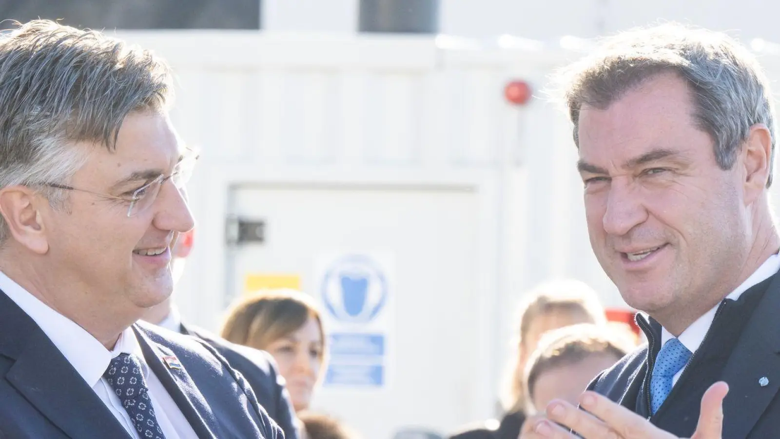 Markus Söder reist zu einem Treffen mit Kroatiens Premier nach Zagreb. (Archivbild) (Foto: Peter Kneffel/dpa)