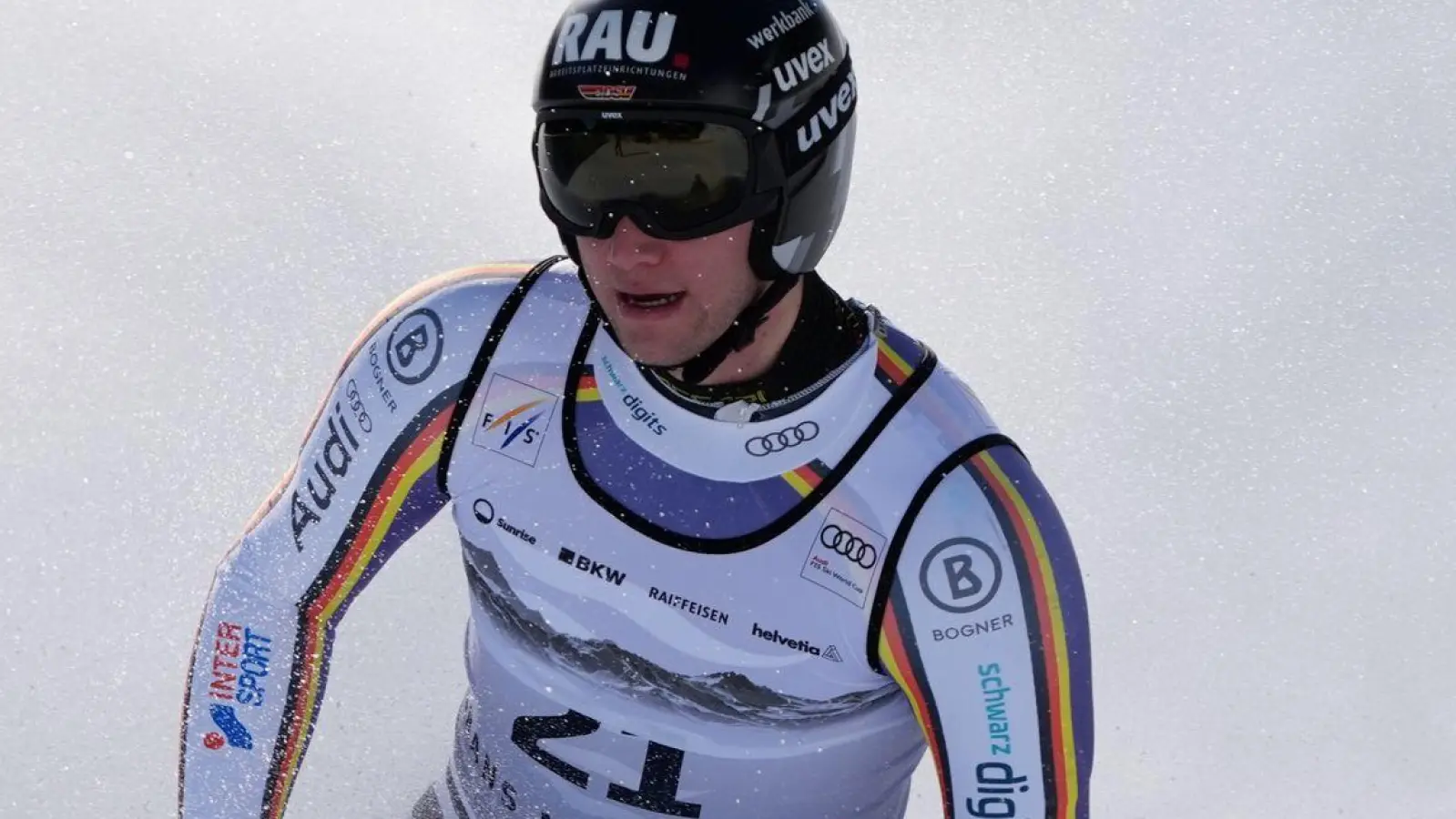 Für Skirennfahrer Luis Vogt ist die Saison vorzeitig beendet. (Archivbild) (Foto: Giovanni Auletta/AP/dpa)