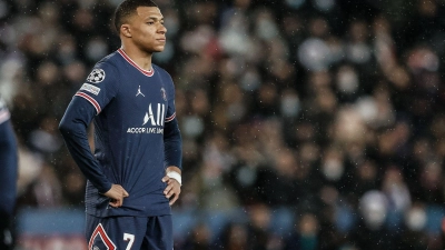 Kylian Mbappe soll seinem Club mitgeteilt haben, dass er die Option auf eine Vertragsverlängerung nicht zieht. (Foto: Bruno Fahy/belga/dpa)