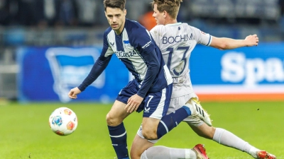 Sorgte immer wieder für Torgefahr: Herthas Offensivspieler Josip Brekalo. (Foto: Andreas Gora/dpa)