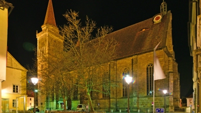 Wird künftig nachts nicht mehr angestrahlt: die Johanniskirche. (Foto: Jim Albright)