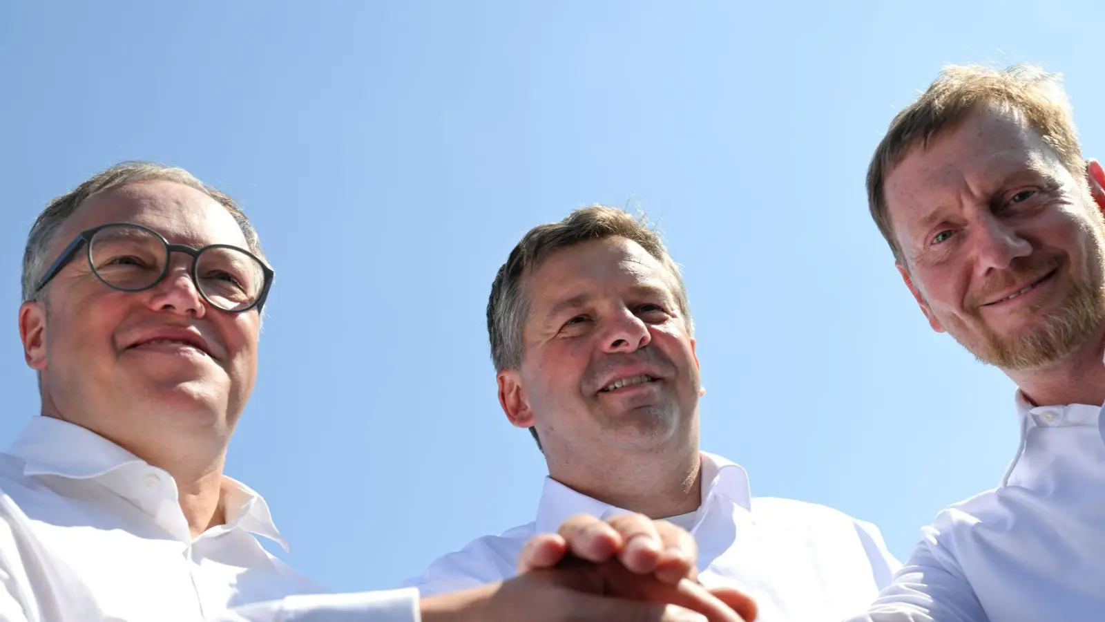 Die drei Ost-Ministerpräsidenten der CDU rebellieren gegen einen wichtigen Baustein der geplanten Rentenreform. (Foto: Hendrik Schmidt/dpa)